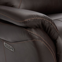 bexley dark brown recliner   