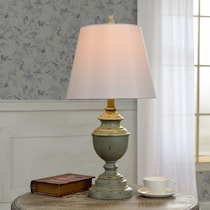 bhaskara blue table lamp   