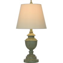bhaskara blue table lamp   