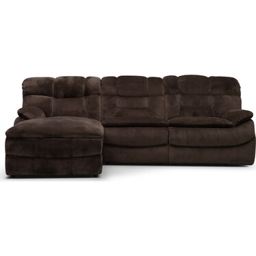 Big Softie 6 Piece Power Reclining Sectional With 3 Seats Chocolate American Signature Furniture Big Softie 6 Piece Power Reclining, Grenada 6 Piece Power Reclining Sectional Sofa With Chaise