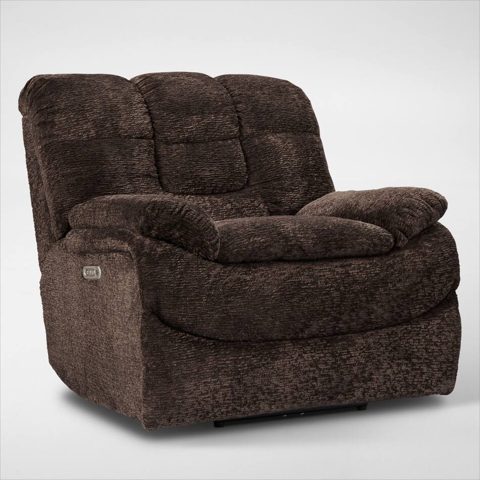 Big Softie Dual-Power Recliner | American Signature Furniture