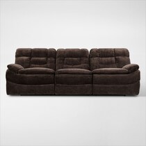 big softie dark brown power reclining sofa   