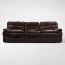 big softie dark brown power reclining sofa   