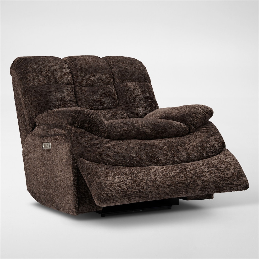 big softie dark brown recliner web   