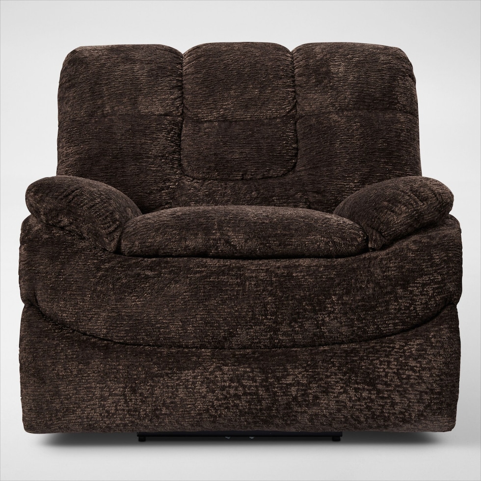 big softie dark brown recliner web   