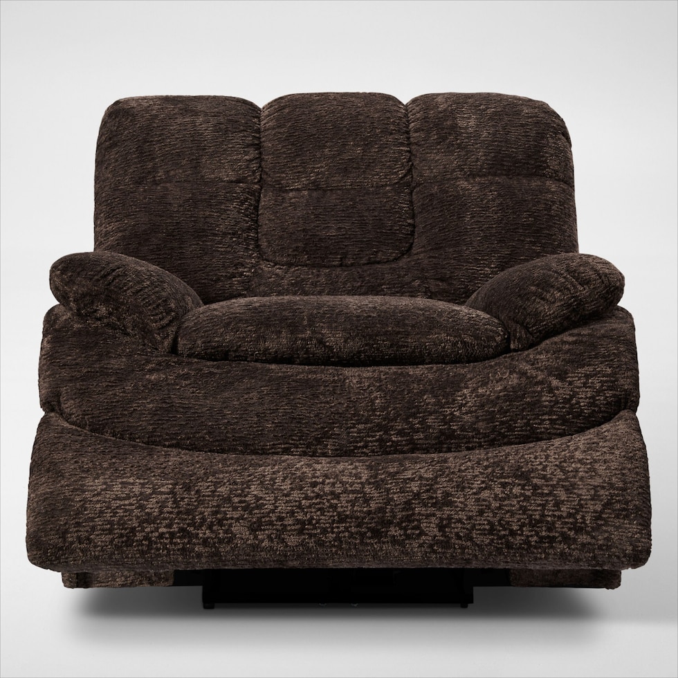 big softie dark brown recliner web   