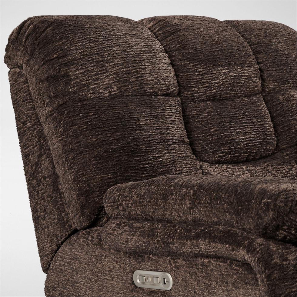 big softie dark brown recliner web   