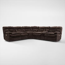 big softie dark brown sectional web   