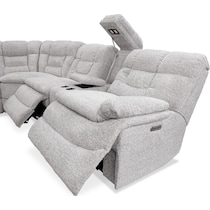 big softie gray sectional   