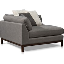 big sur gray corner chair   
