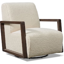 big sur white accent chair   