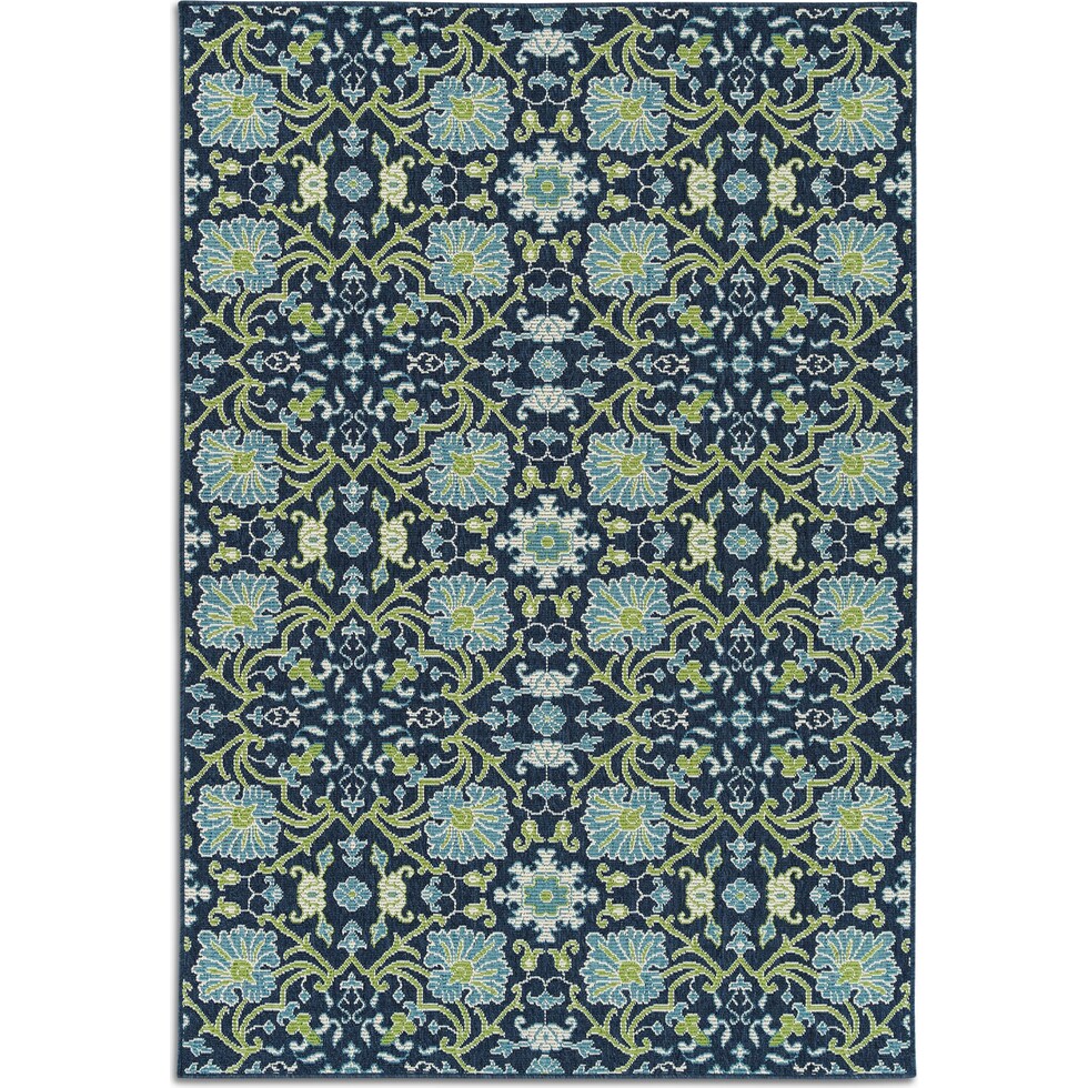 bilboa blue outdoor area rug   