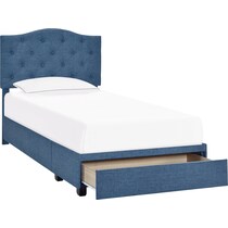 billie blue twin bed   