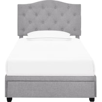 billie gray twin bed   
