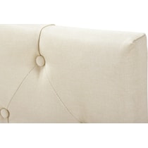 billie white king bed   