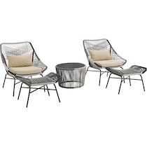 biloxi white  pc outdoor living   