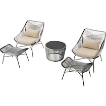 biloxi white  pc outdoor living   