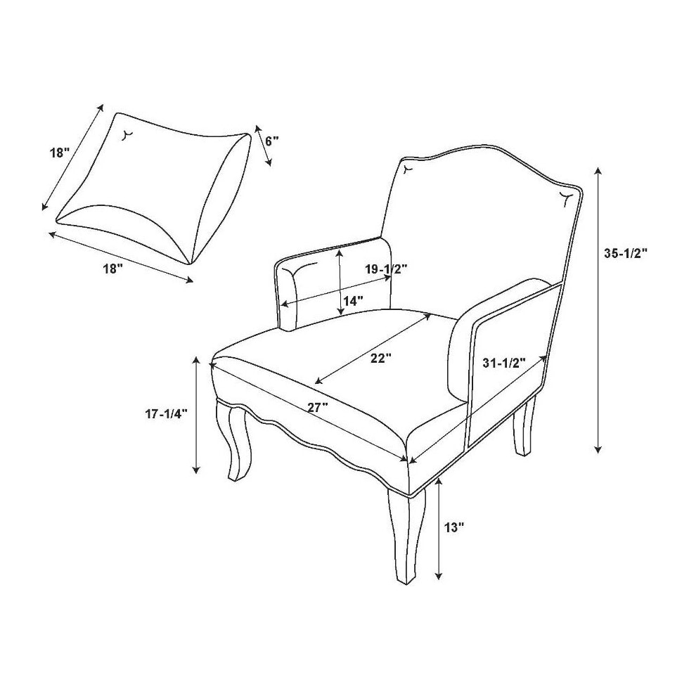 bina gray and white accent chair   