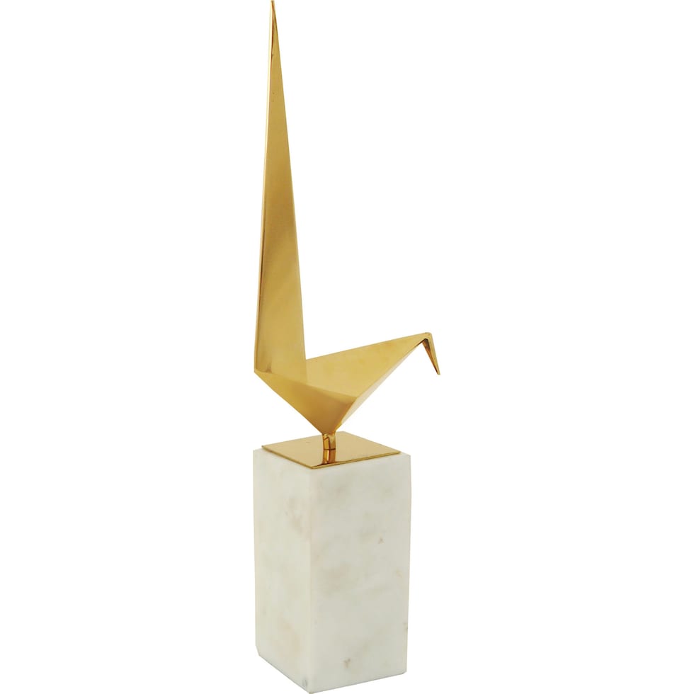 bird gold statue   