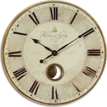 birgitta brass wall clock   