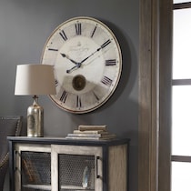 birgitta brass wall clock   