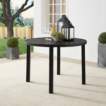 biscayne dark brown outdoor dining table   