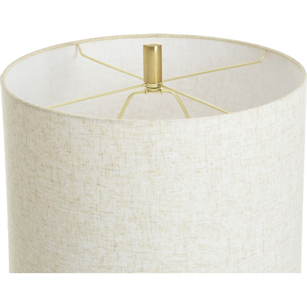 bishop dark brown table lamp   