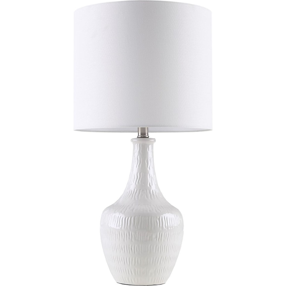 bismite white table lamp   