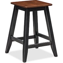 black and cherry counter height stool   