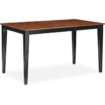 black and cherry counter height table   