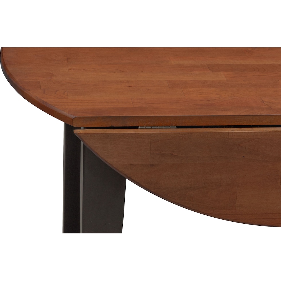 black and cherry drop leaf dining table   