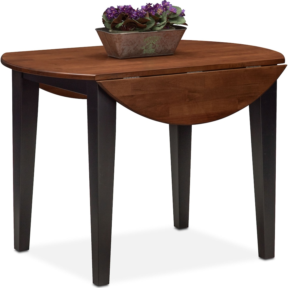 black and cherry drop leaf dining table   