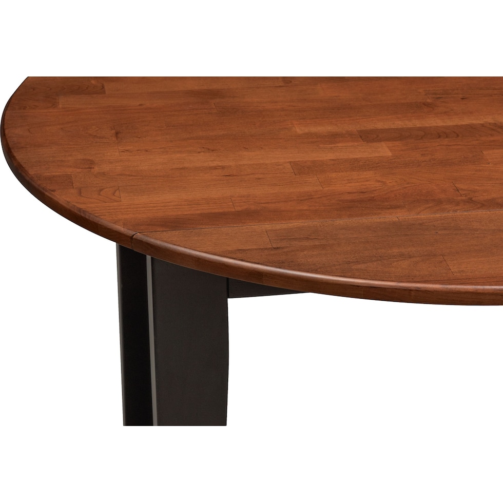 black and cherry drop leaf dining table   