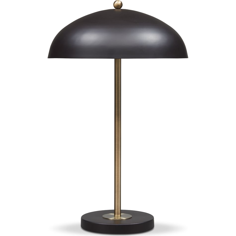 black and gold black table lamp   