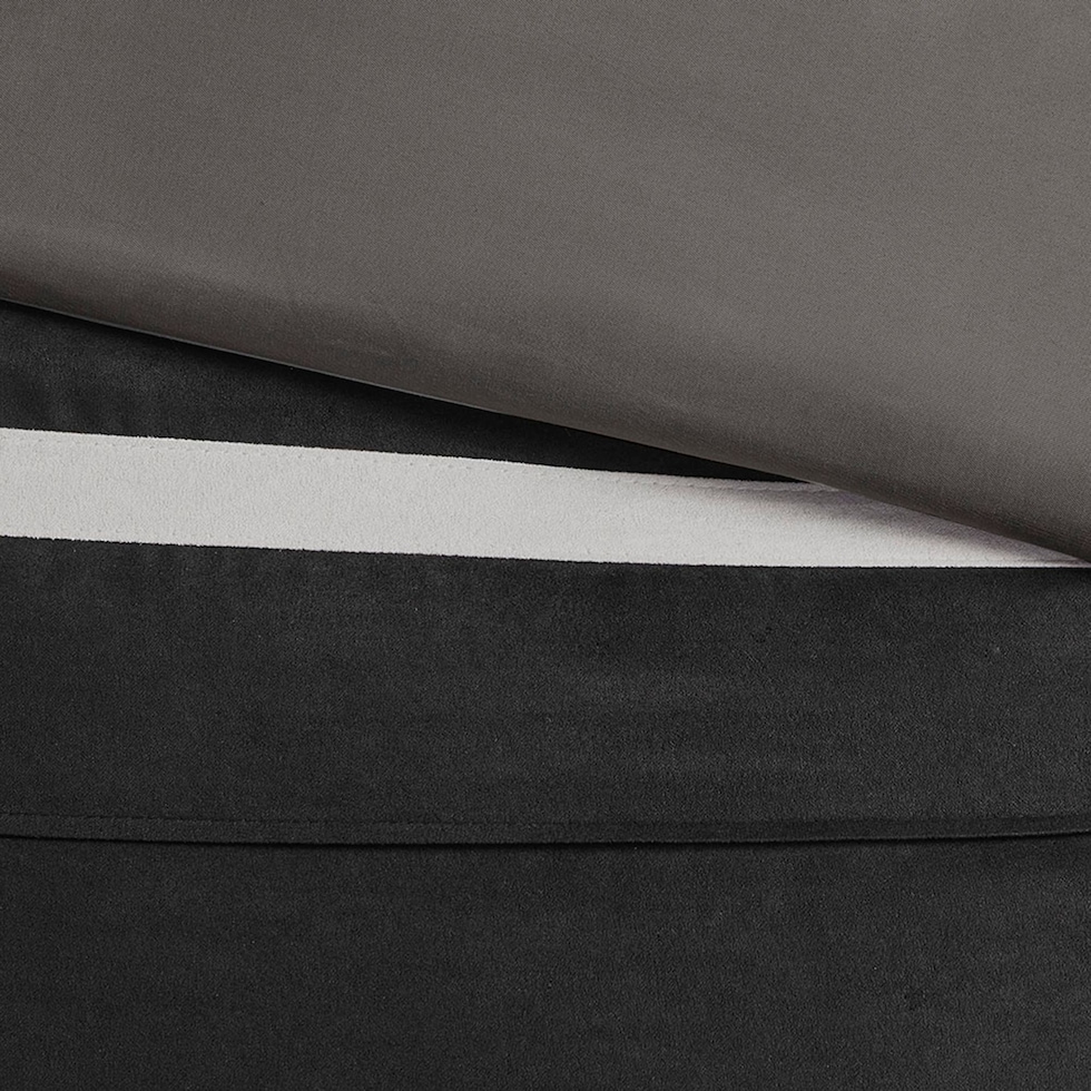 black and gray swatch  