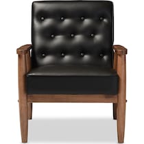 black accent chair   