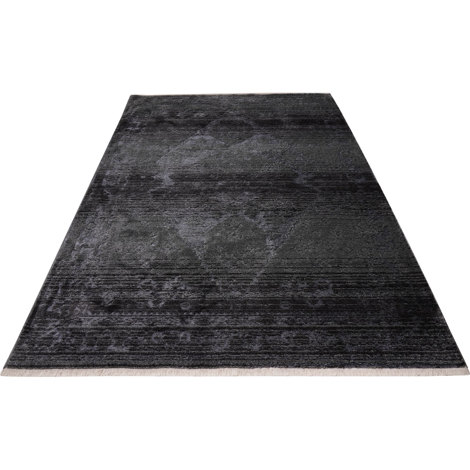 black area rug  x    