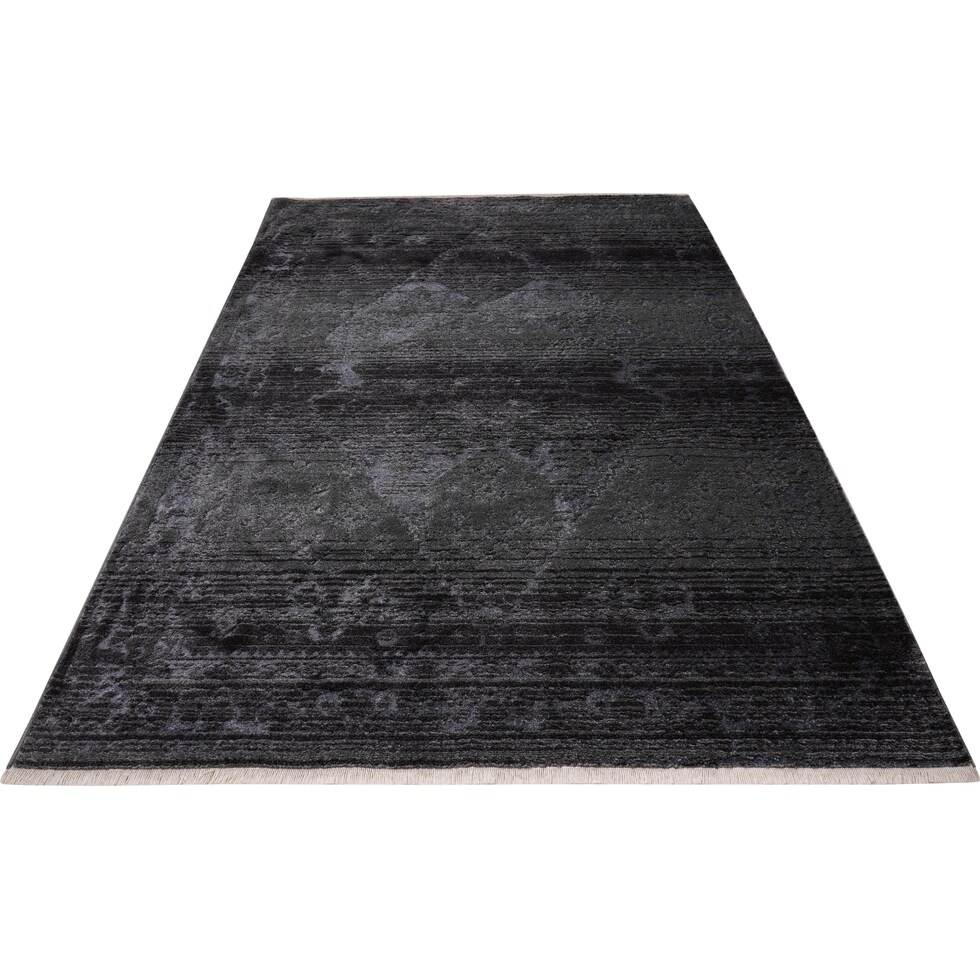 black area rug  x    