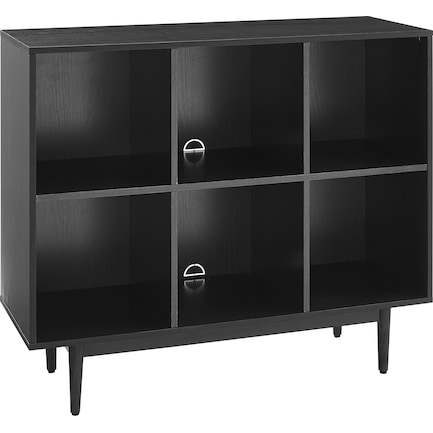 Brenton 6-Cube Bookcase - Black