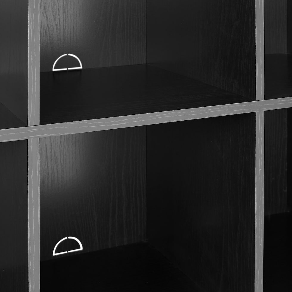 black bookcase   