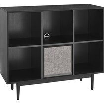 black bookcase   