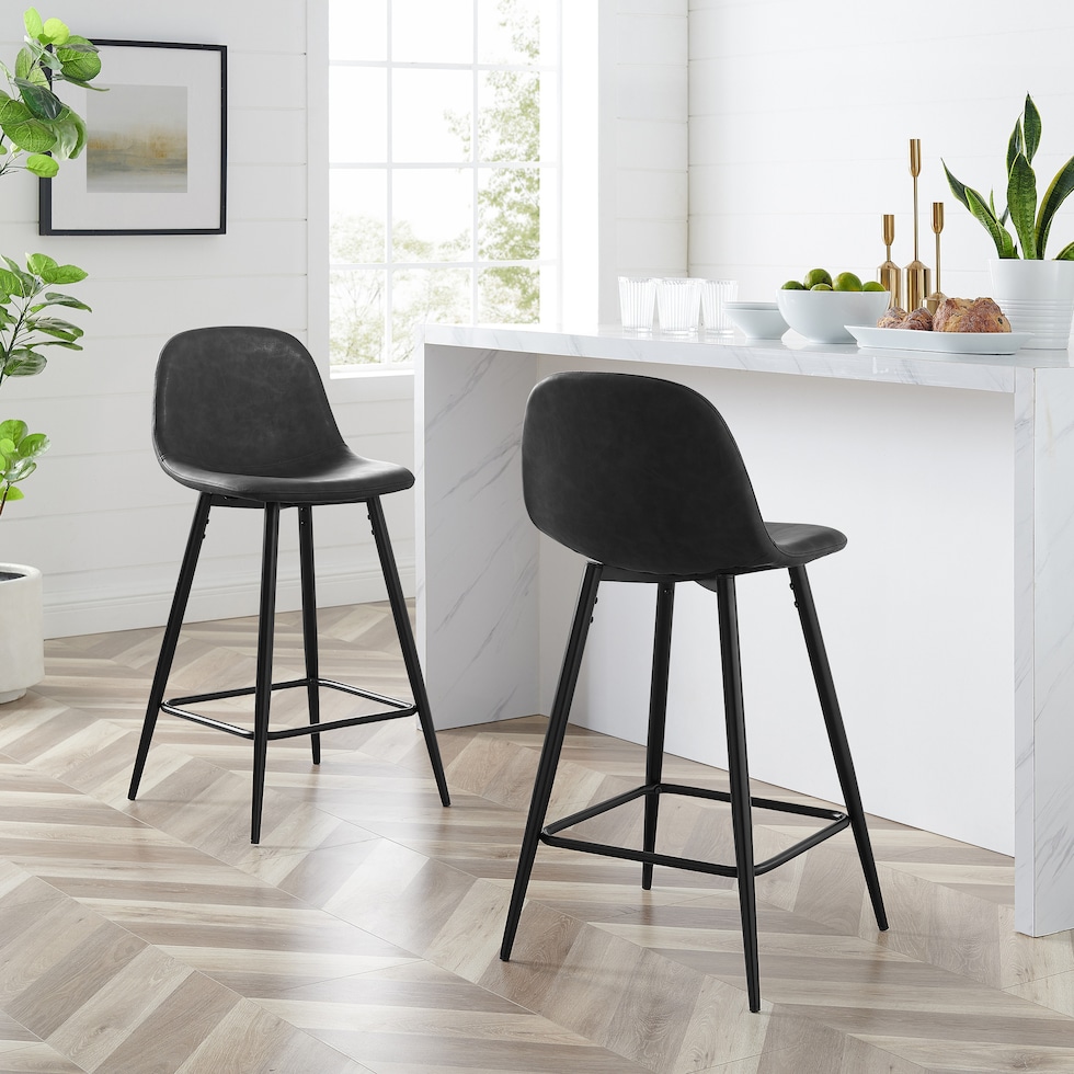 black counter height stool   