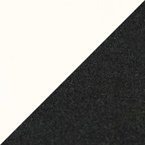 black cream swatch  