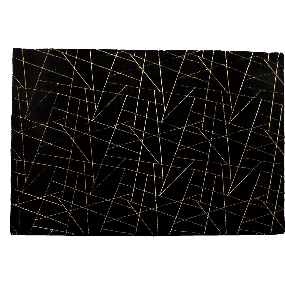 black gold area rug  x    