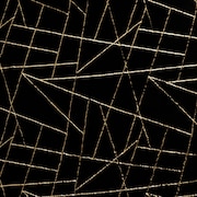Cole 8' x 10' Area Rug – Black/Gold
