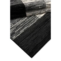 black gray area rug  x    