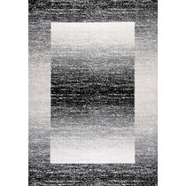 black gray area rug  x    