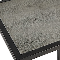 black gray end table   