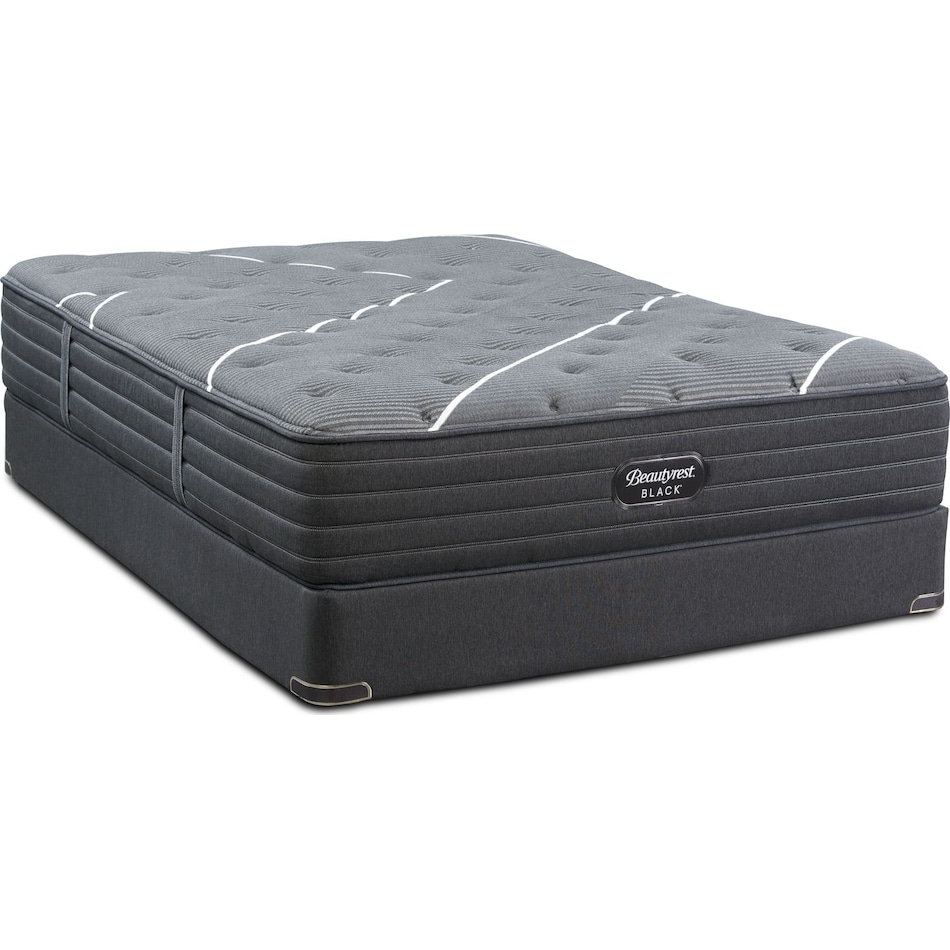 black king mattress split low profile foundation set   