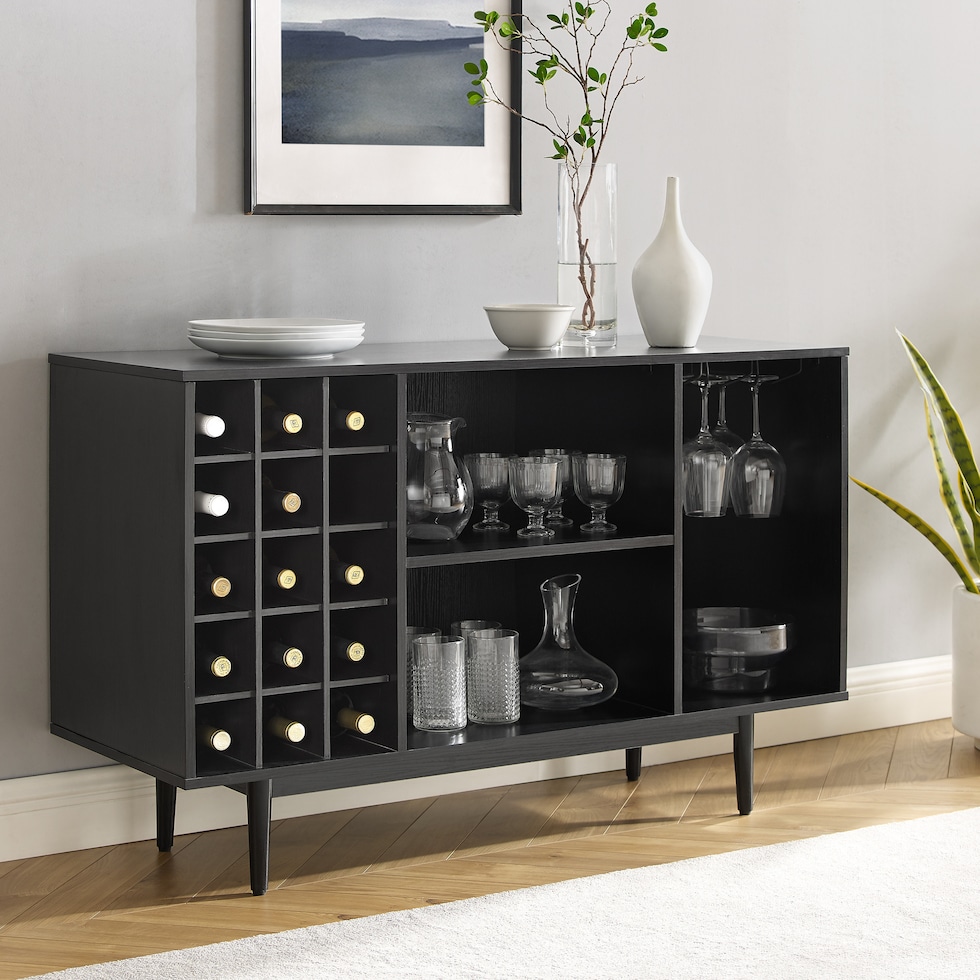 black sideboard   